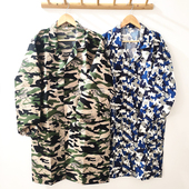 大褂工作服男女罩衣长袖 春秋款 防水防油围裙耐磨耐脏搬运工劳保服