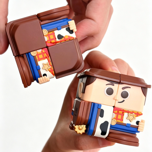 POPMART泡泡玛特皮克斯POP CUBE CUBIEC魔方盲盒手办玩具总动员