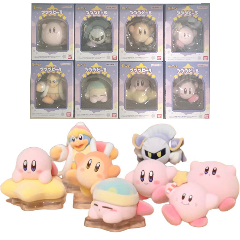 现货万代星之卡比盲盒植绒摆件pupupu手办瓦豆周边食玩日本正版