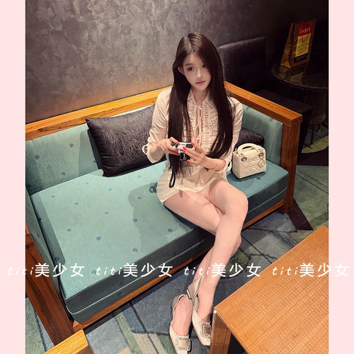 纯欲镂空衬衫绑带春季设计感上衣