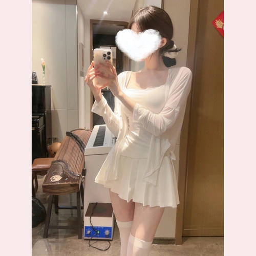防晒~薄天丝宽松显瘦防晒开衫