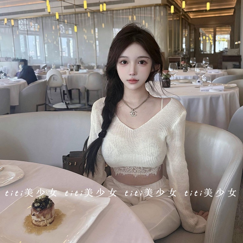 长袖上衣清纯少女薄款毛衣