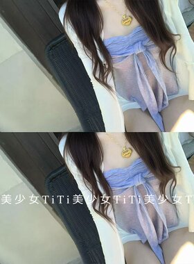 春夏荷叶边系带抹胸背心