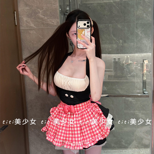 制服套装性感kitty短款连衣裙