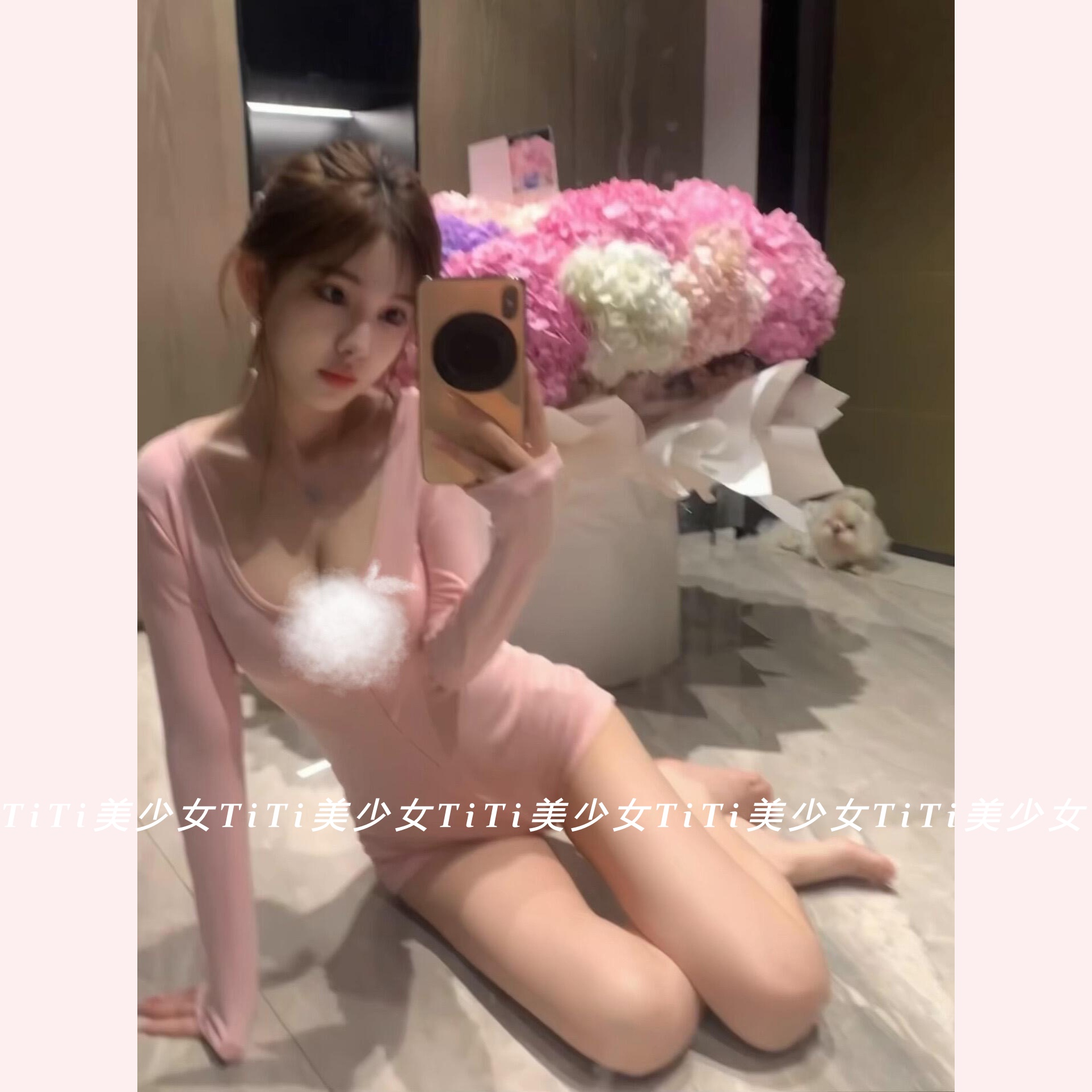 纯欲辣妹风拉链长袖连体衣