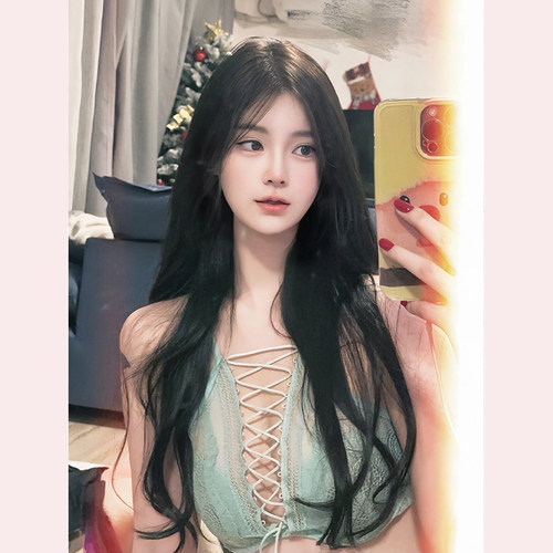 前绑带蕾丝内衣吊带背心