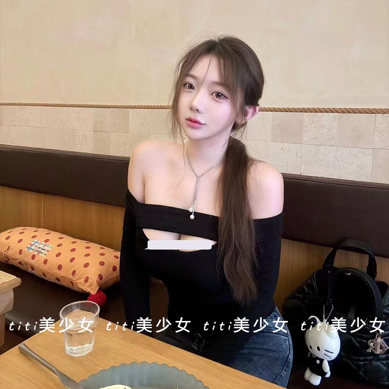 纯欲修身内搭紧身收腰打底衫上衣