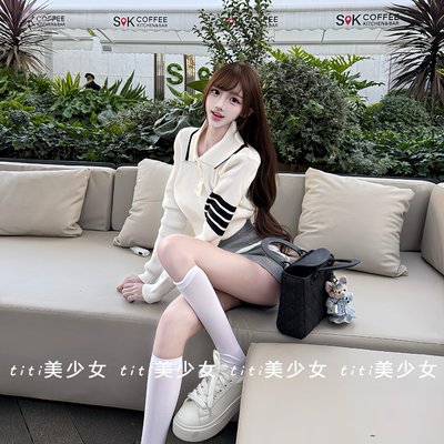 长袖针织衫春季纯欲高级感上衣