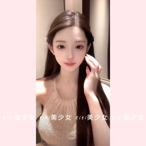 小背心吊带针织挂脖上衣