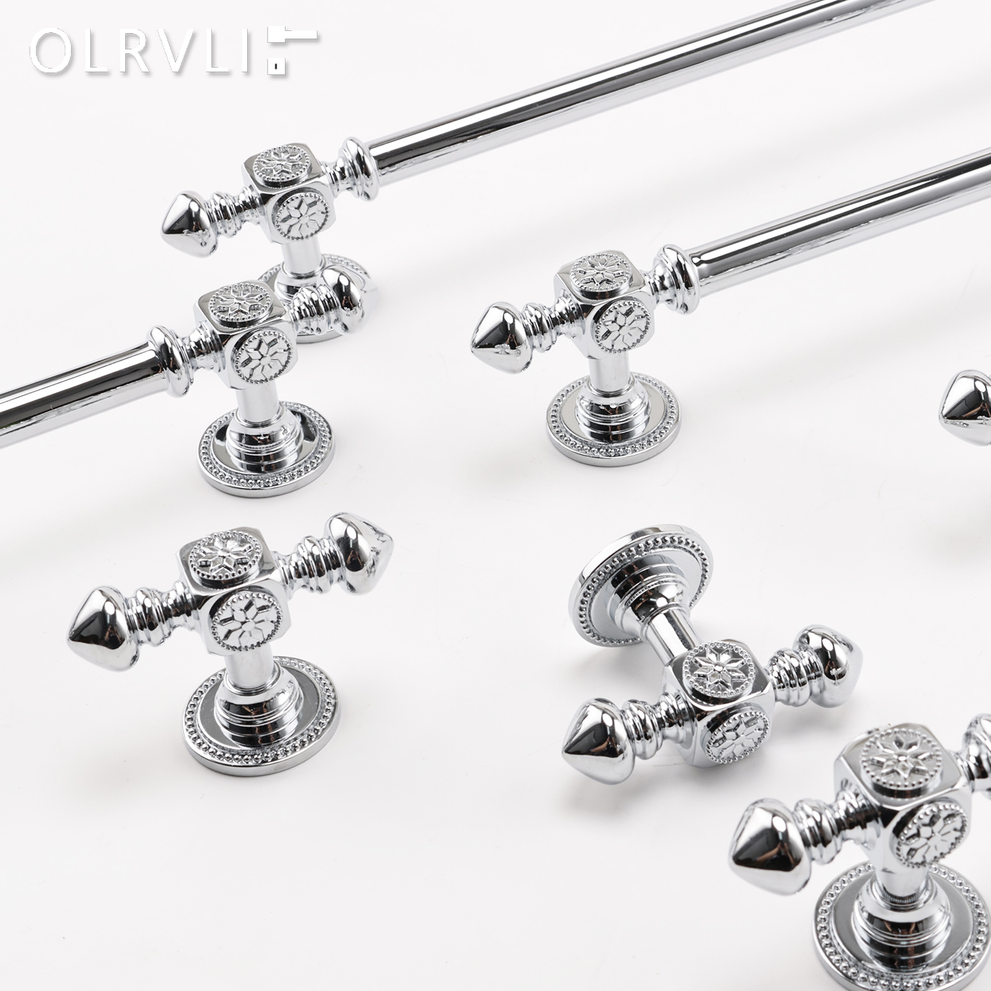 olrvli黄铜美式法式中古柜门拉手