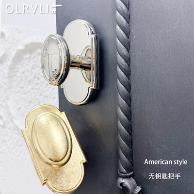 olrvli钛银色无钥匙美式卫浴锁