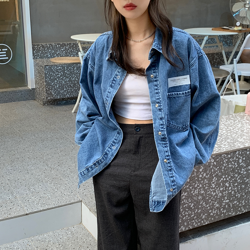 Real price ~ Korean chic Hong Kong Style denim jacket