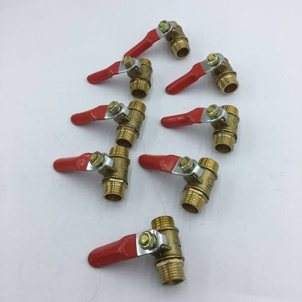 空压机开关阀门配件气泵出气口铜球阀推拉阀放气阀出气阀开关配件