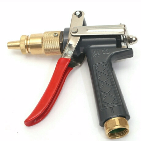 黑猫280/380/55/58型高压清洗机配件刷车泵洗车机水枪头全铜喷枪