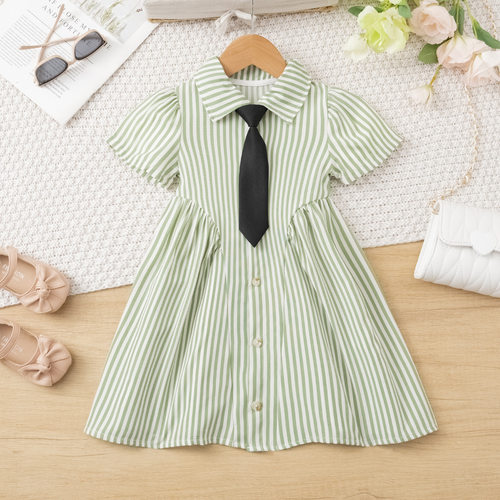 儿童演出服小学生合唱服夏季领带短袖英伦风毕业照幼儿园表演服装