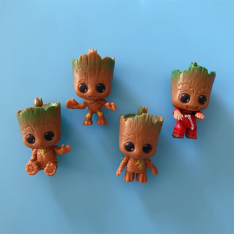 新款 q版树人格鲁特冰箱贴磁贴个性创意卡通动漫磁力贴冰箱装饰品