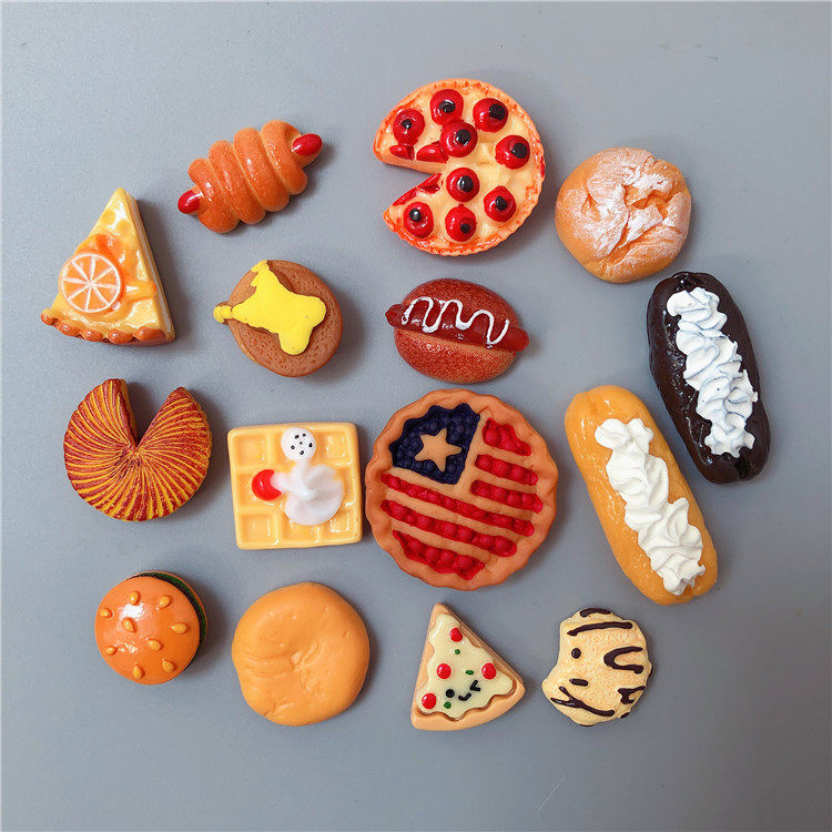 仿真小号面包糕点美食披萨饼干冰箱贴磁贴食物可爱吸铁石留言贴,家居饰品,冰箱贴,淘宝优惠券,粉丝福利购,淘宝优惠卷