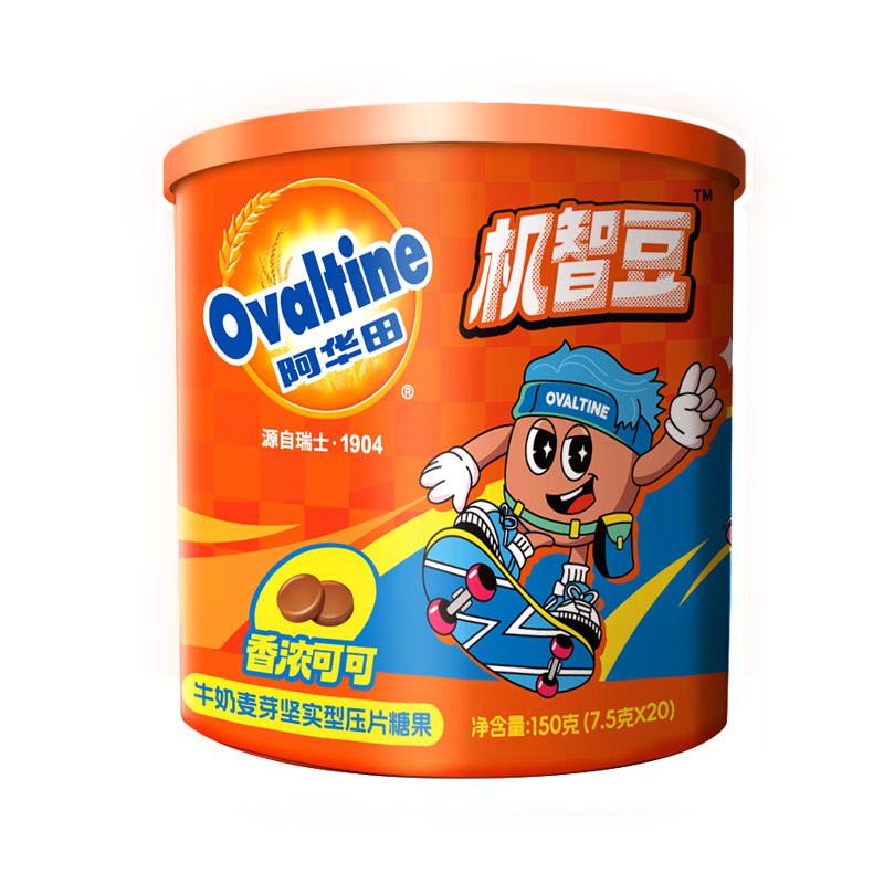 阿华田机智豆150g压片糖果