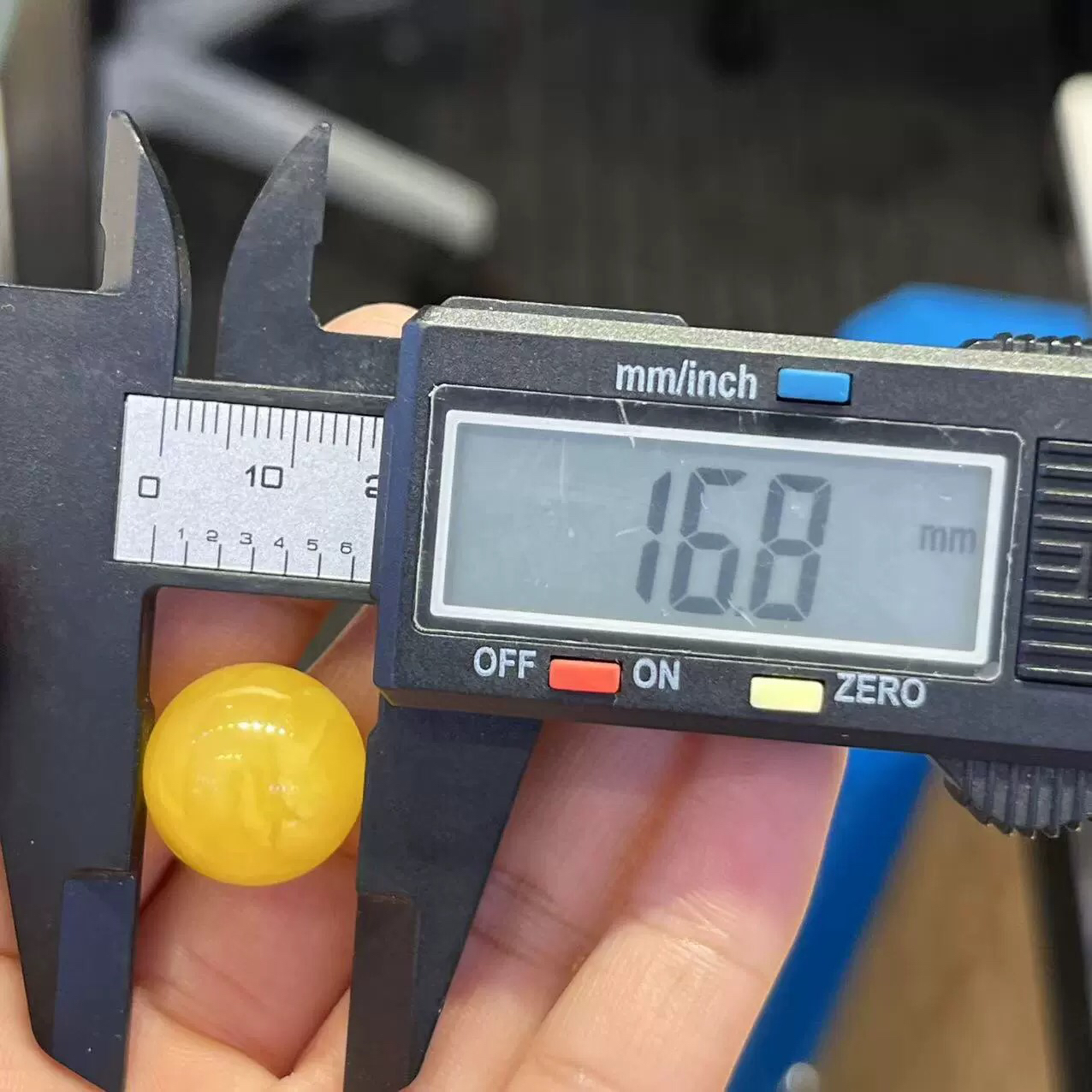 正品天然鸡油红蜜蜡16mm单珠