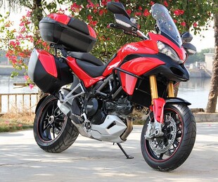 杜卡迪MTS1200S 大鸟保险杠左右护杠保护杆保险架