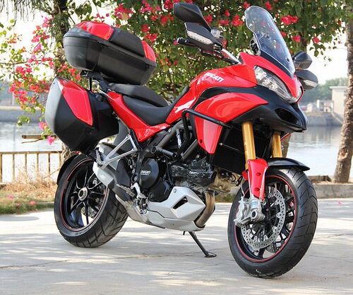 杜卡迪MTS1200S 大鸟保险杠左右护杠保护杆保险架