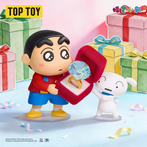 TOPTOY蜡笔小新爱的形状系列盲盒