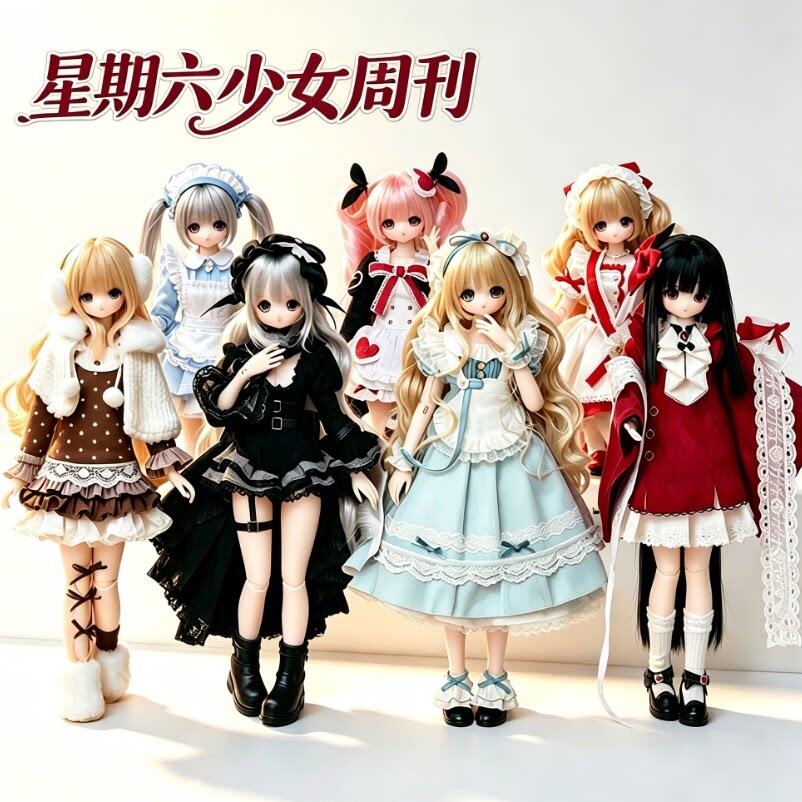 星期六少女周刊系列特六BJD盲盒图片