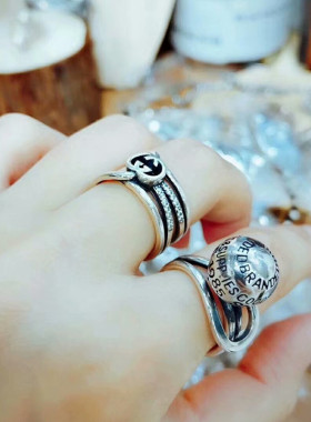 字母网红ins小众风设计感光珠