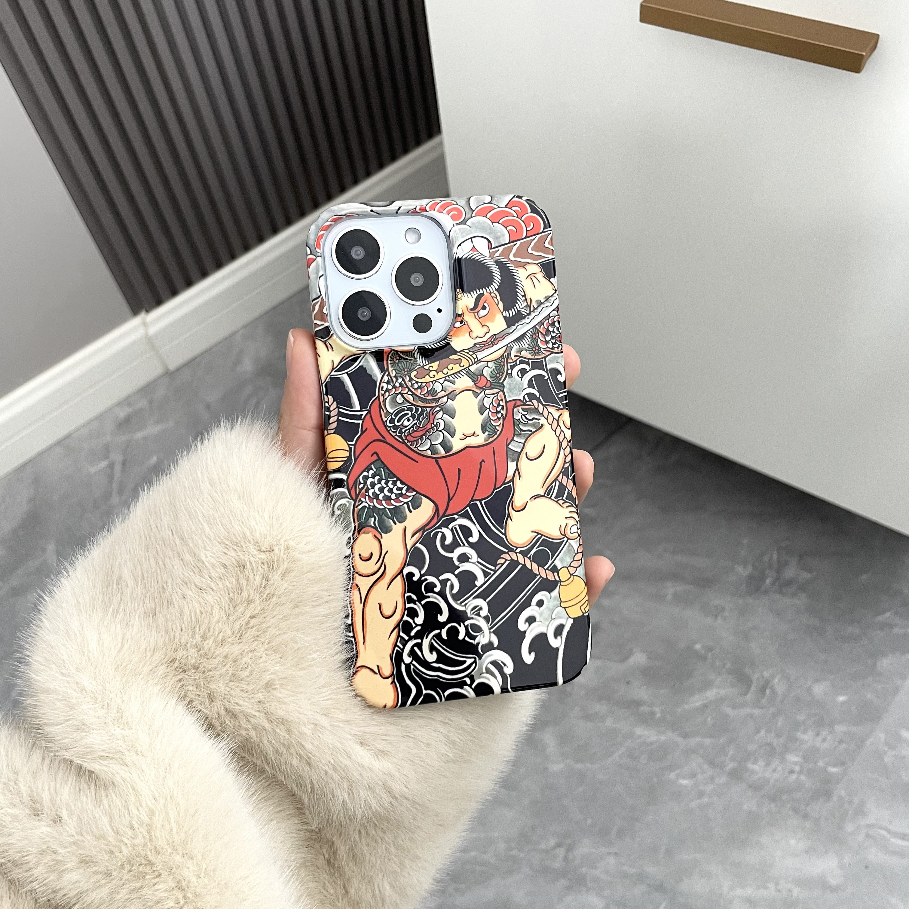 纹身张顺适用iPhone16Pro手机壳15ProMax苹果14proMax硬壳13全包14/12pro磨砂11创意xr个性xs男款保护套8plus,3C数码配件,手机保护套/壳,淘宝优惠券,粉丝福利购,淘宝优惠卷