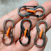 不锈钢防盗8字扣欧洲旅游神器背包拉链锁带锁八字环扣S形登山挂扣