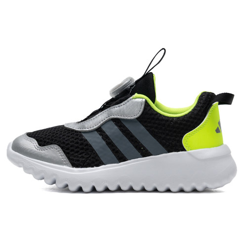 Adidas阿迪达斯小童2025款休闲舒适BOA旋钮网眼透气跑步鞋IH8726