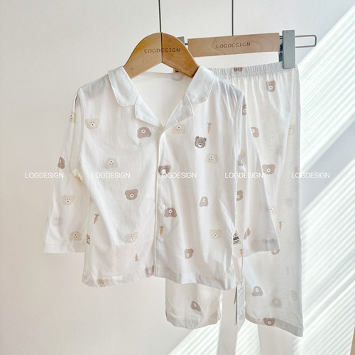 娃丽比新款春夏冬男女宝宝居家睡衣空调房地暖分体套装服舒适薄款