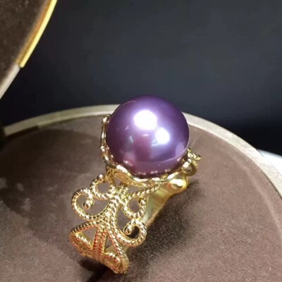 铜合金8262复古蕾丝开口戒指