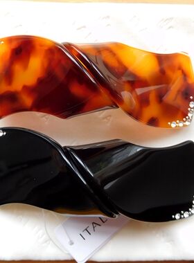 经典款伊泰莲娜专柜正品头饰发饰顶夹马尾夹5300033法国板材