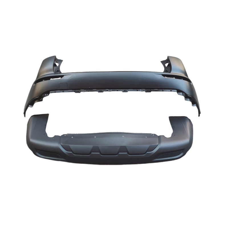 适用于2023款三菱欧蓝德后保险杠后包围新欧蓝德后防撞杠后杠皮壳