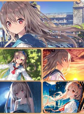 亚托莉atri鼠标垫我挚爱的时光二次元动漫美女桌垫宿舍寝室垫子