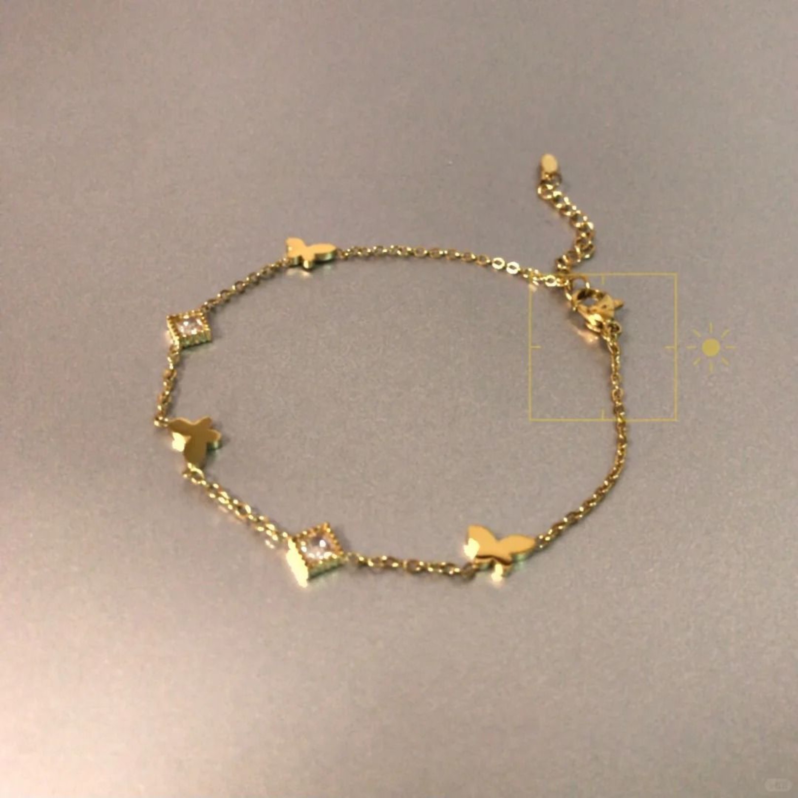 Vintage 古着 | Flutty Bracelet  翩翩蝴蝶小众设计高级感手链女图片