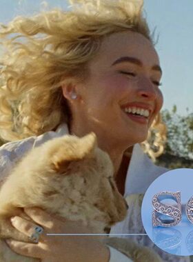 sabrinacarpenter匠妹同款SC字母戒指小众设计高级感明星周边指环