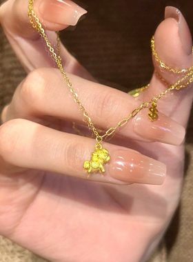 s925马上有钱项链送女友新年礼物