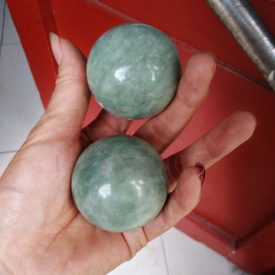 老年人太极健身球手球玉石手转球手把件贵州翠保健球手玩件包邮
