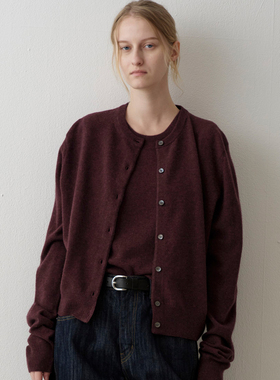 nothing written羊毛毛衣背心开衫女2025秋冬新款高级感宽松外套