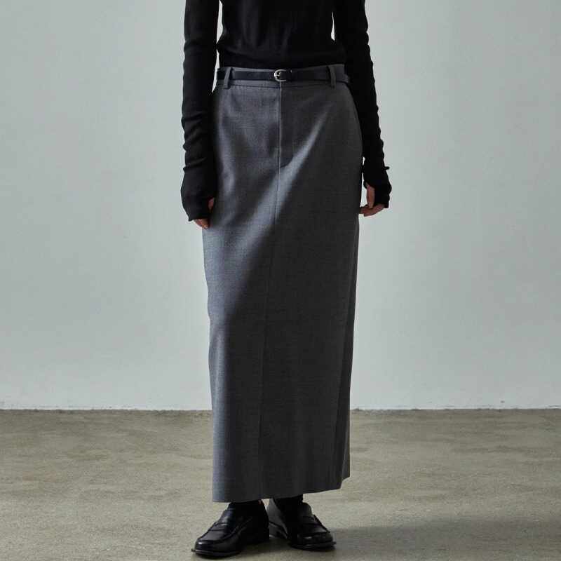 灰色半身裙长款包臀裙西装裙