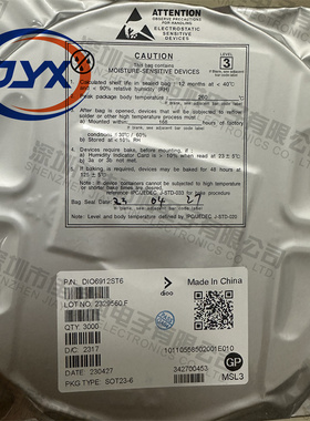 DIO6912ST6 DC-DC电源芯片 封装SOT23-6 DIOO(帝奥微) 集成电路