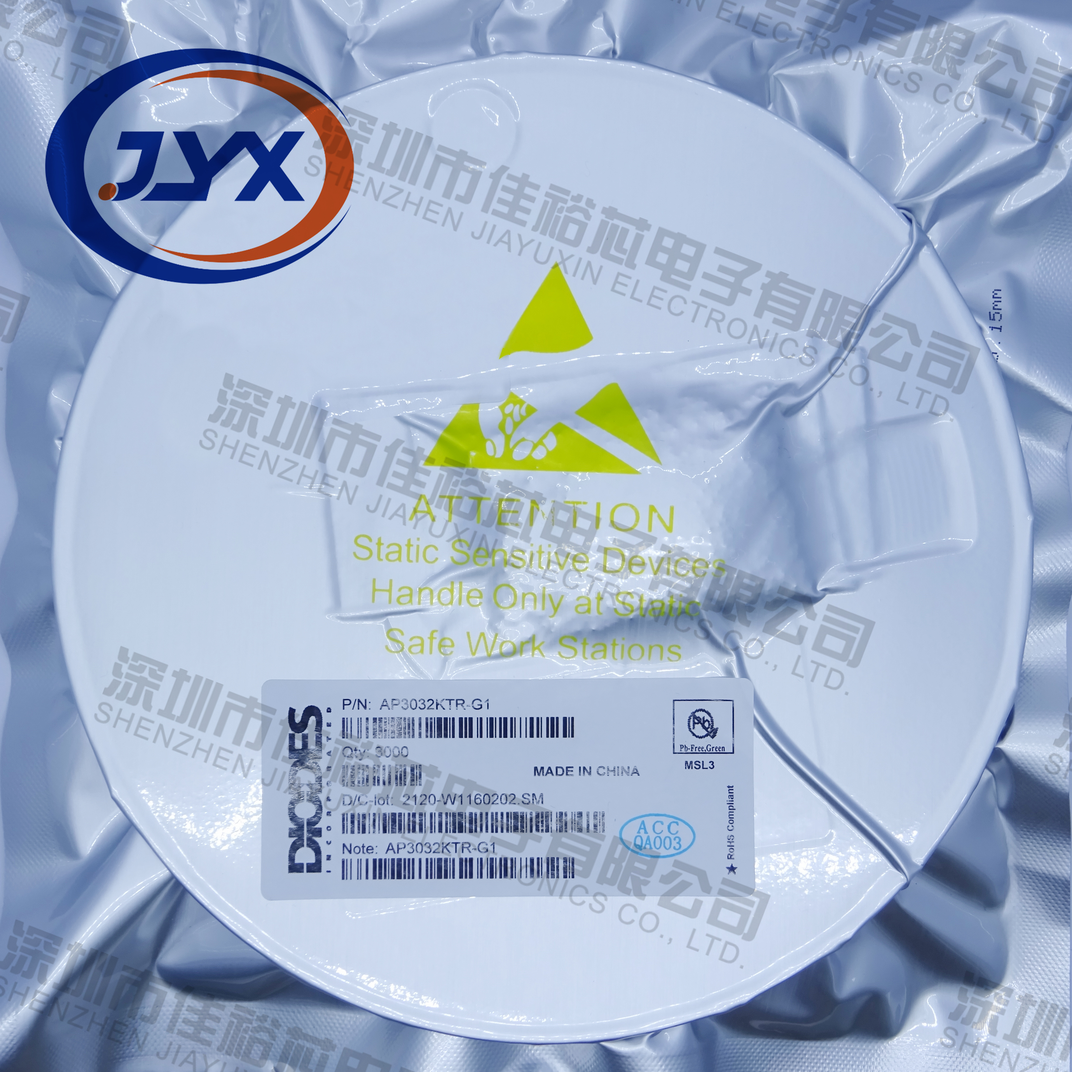 全新原装 AP3032KTR-G1 AP3032 丝印:GJL SOT-23-6 LED驱动芯片