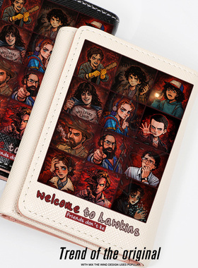 StrangerThings美剧怪奇物语周边小巧简约钱包卡包二合一女学生