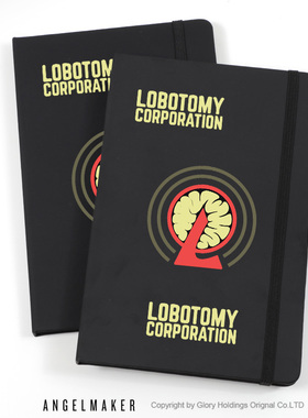 月亮计划Lobotomy Corporation废墟图书馆脑叶公司游戏周边学生笔记本子绑带记事本记事簿手账本动漫二次元
