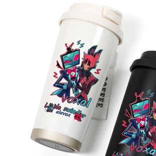 地狱客栈周边沃克斯阿拉斯托voxal电鹿同人便携咖啡杯保温杯水杯