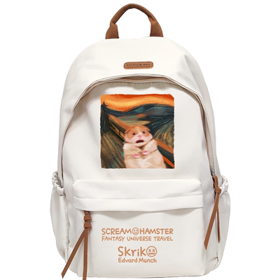 呐喊联名惊慌小仓鼠可爱卡通书包