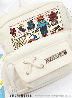 怪奇物语Stranger Things美剧周边 max同人礼物 大容量笔袋文具盒