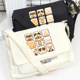 喜人奇妙夜2应援周边八仙子同款卡通休闲单肩包斜挎书包上课通勤